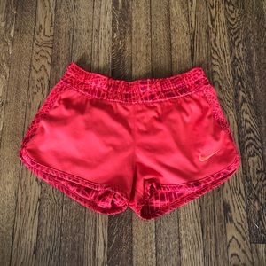 SOLD! REVERSIBLE red nike shorts!!